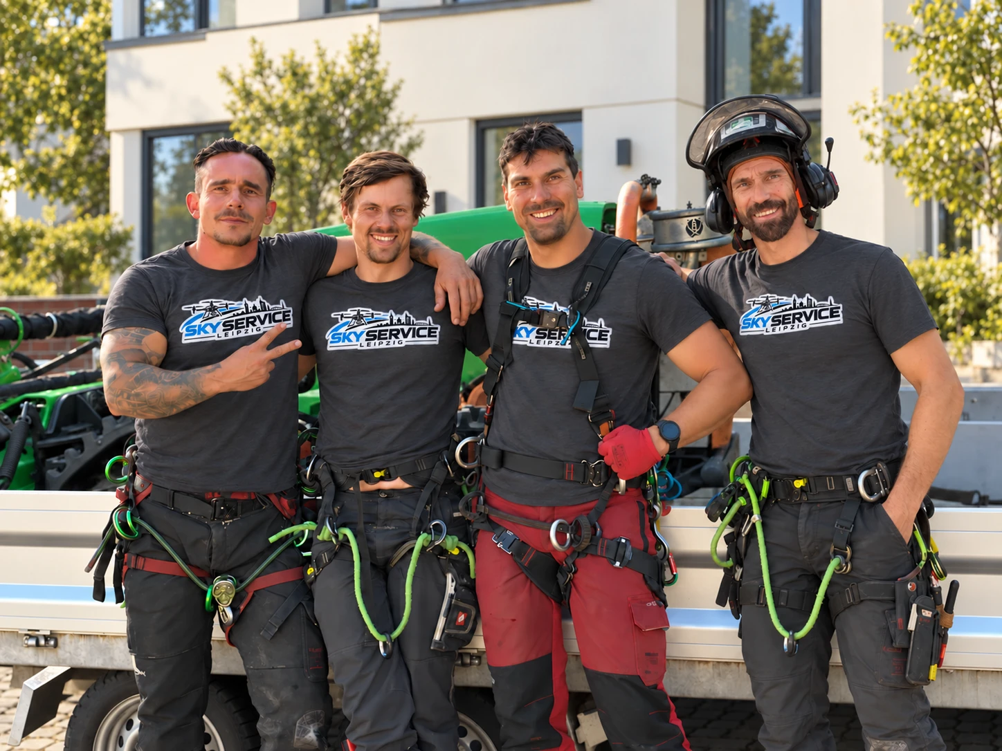 Das Team von SkyService Leipzig